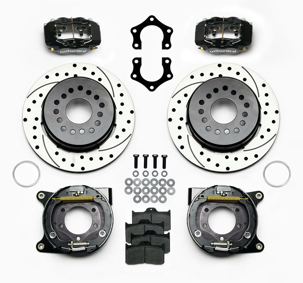 Wilwood FDLI PS Park Brake Kit Red MoparDana 2.50in Off wSnap Ring Brng product image