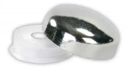 JR Products Screw Covers Chrome