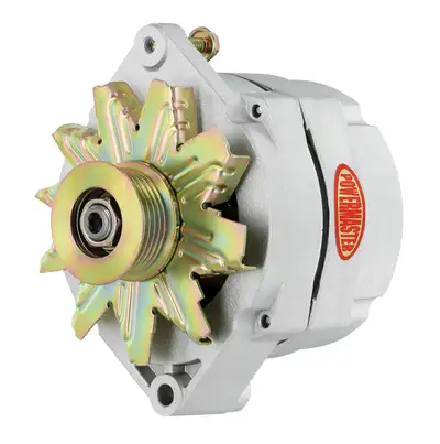Power Master Alternator; 12si; 150 Amp; 100 Idle; 6 Groove Pulley; Natural;
