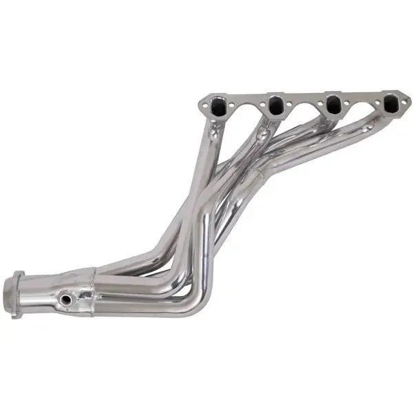 Ford Mustang 5.0 1-5/8 Long Tube Exhaust Headers Automatic Trans Polished Silver Ceramic 79-93 product image