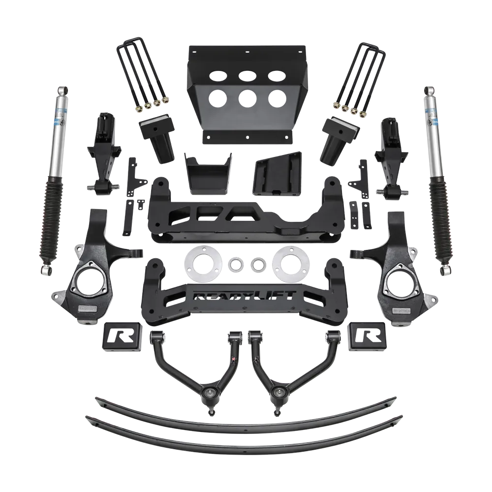 ReadyLift 9ft. Big Lift Kit for Aluminum or Stamped Steel OE Upper Control Arms with Bilstein Shocks