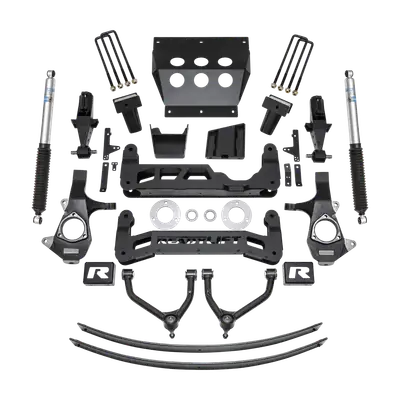 ReadyLift 9ft. Big Lift Kit for Aluminum or Stamped Steel OE Upper Control Arms with Bilstein Shocks