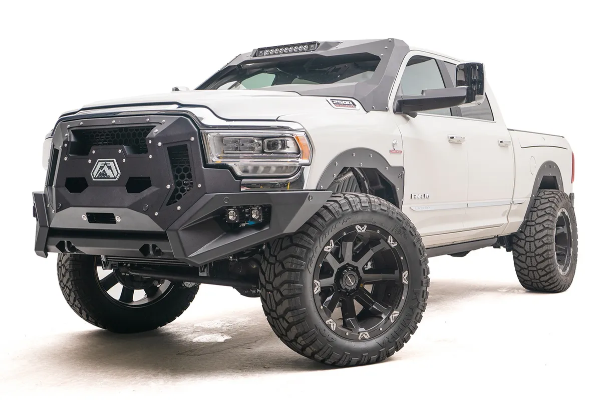 ViCowl; 2 Stage Black Powder Coated; Combines Roof Visor And Cowl; product image