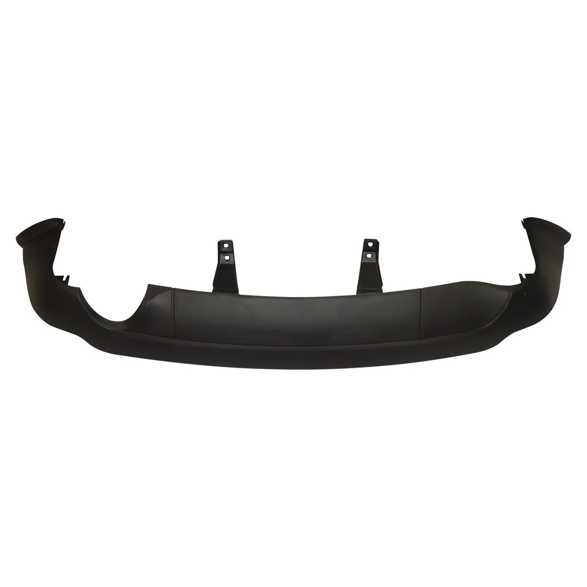 Crown Automotive Jeep Replacement Rear Bumper Fascia; Lower; Black; w/Single Exhaust; w/o Trailer Hitch;