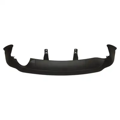 Crown Automotive Jeep Replacement Rear Bumper Fascia; Lower; Black; w/Single Exhaust; w/o Trailer Hitch;