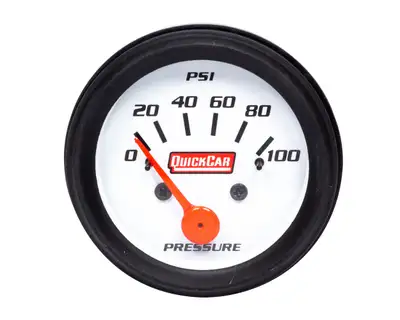 Quickcar Racing Products Gauge Oil Pressure 2in Open Wheel
