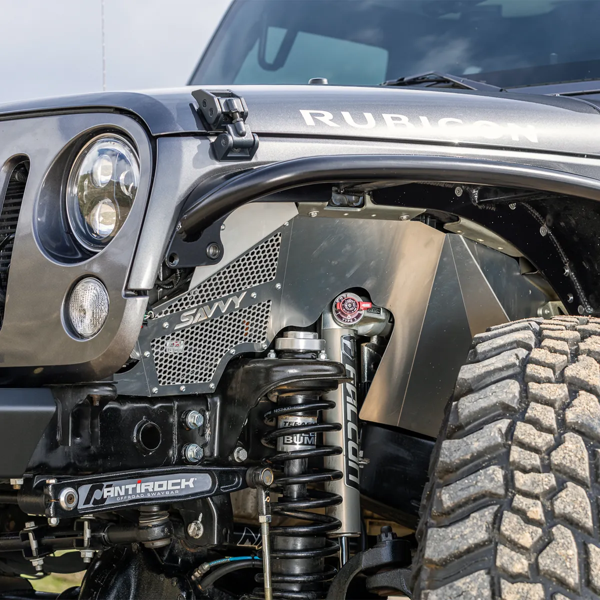 0718 Wrangler Front Inner Fender Liner Raw product image