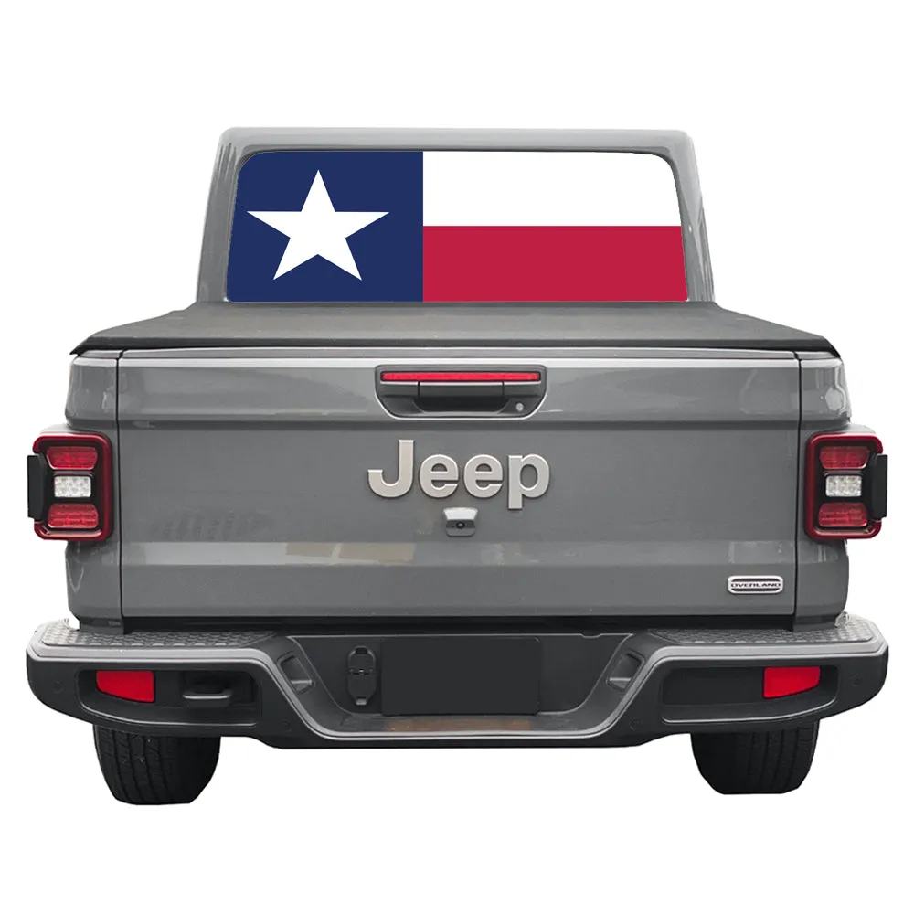 Texas State Flag Rear Window Decal product image