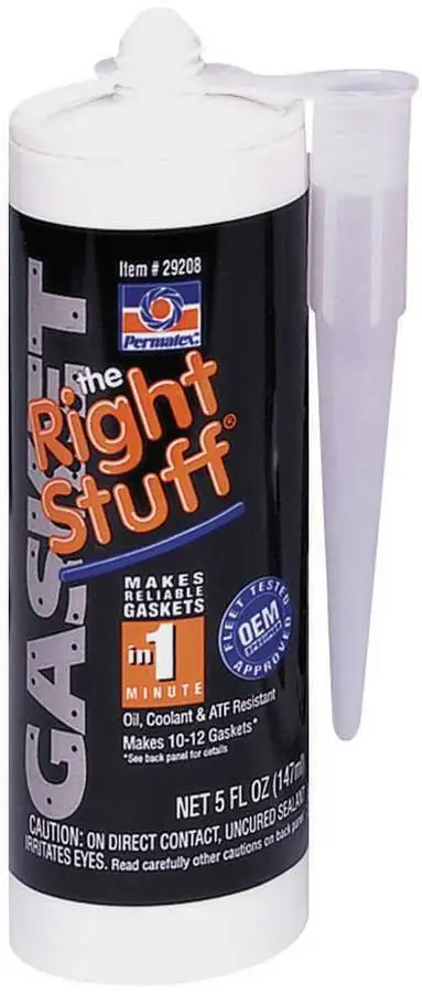 Permatex The Right Stuff Black One Minute Gasket Maker 5oz Bottle