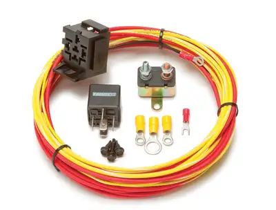 Painless Wiring Fuel Pump Relay Kit; Kit Incl. 30 Amp HD Relay/Relay Base w/Wire Harness/30 Amp Circuit Breaker/Crimp-On Terminals/Mounting Hardware;