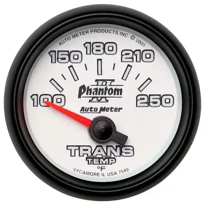 AutoMeter 2-1/16 In. Transmission Temperature, 100-250 Fahrenheit, Phantom II