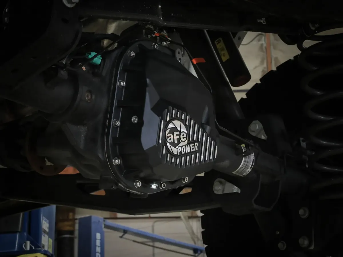 aFe POWER Pro Series Rear Differential Cover Black w/ Machined Fins Ford F-150/Raptor 97-23 (9.75-12) product image