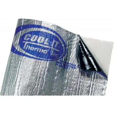 Thermo-Tec Products Suppressor Heat and Sound Film 60 Inch x 36 Inch Silver Up to 2000 Degree F 2 PC Thermo Tec