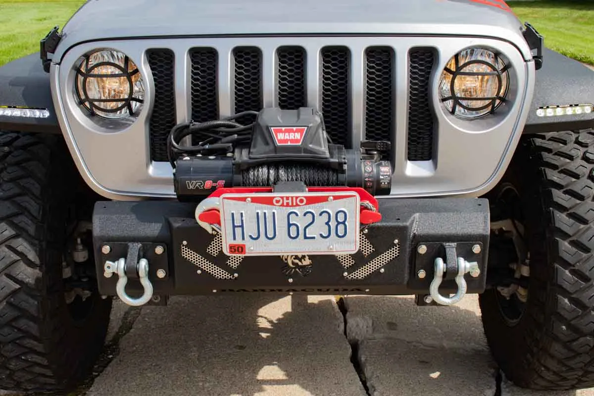 Barracuda Modular Front Bumper - Base 07-18 Jeep Wrangler, 18-Present Jeep Wrangler, 18-Present Jeep Gladiator JT Fishbone Offroad product image