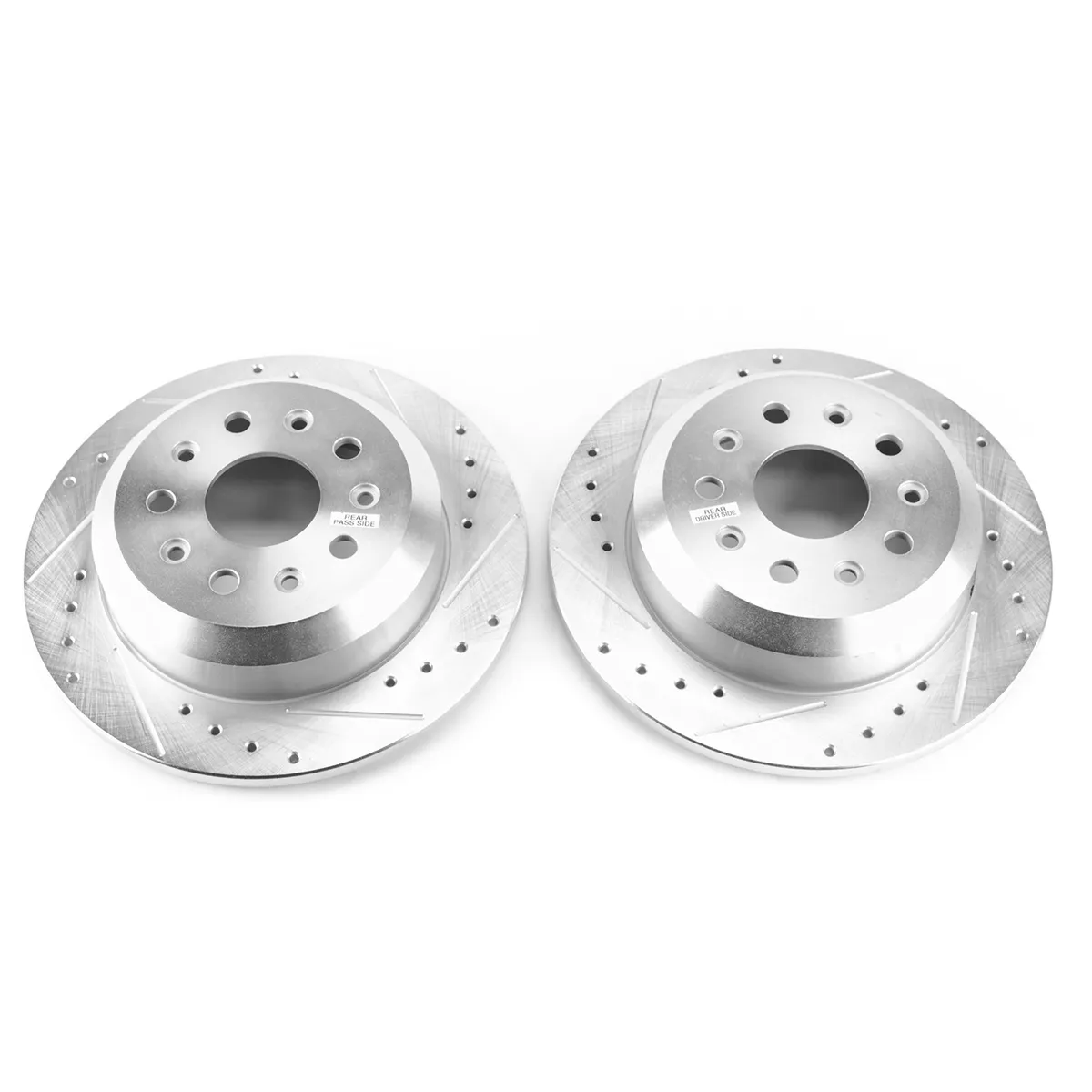 Power Stop Rear Evolution Drilled, Slotted & Zinc Plated Rotors - JL product image
