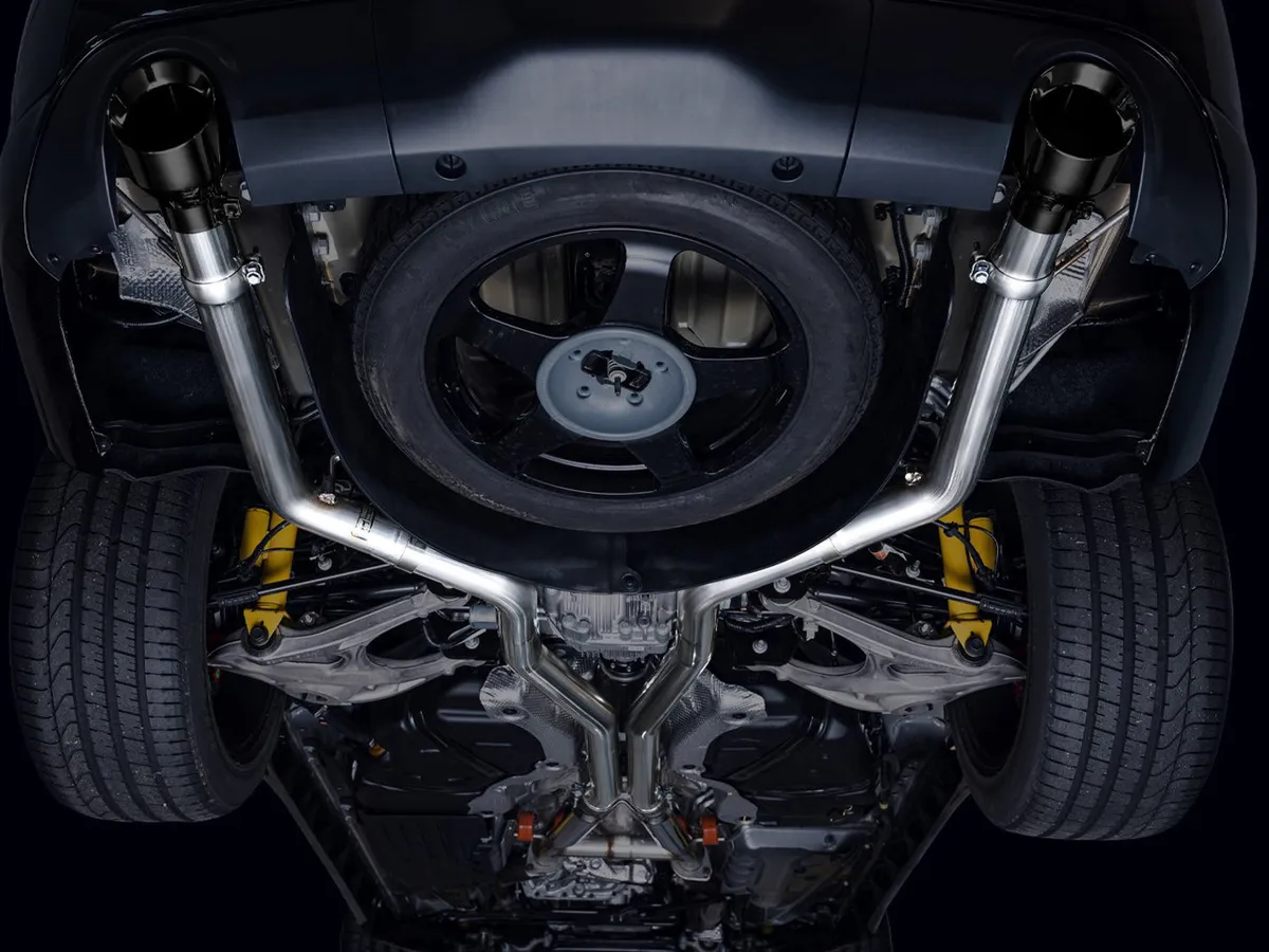 AWE Touring Edition Exhaust for Dodge Durango 6.4 / 6.2 SC - Chrome Silver Tips product image