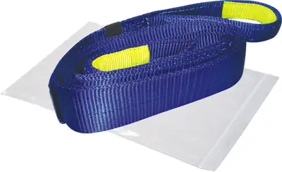 Bulldog Winch Recovery Strap 3 Inch x 30 Foot 30 000 LB BS Polyester Blue Bulldog Winch