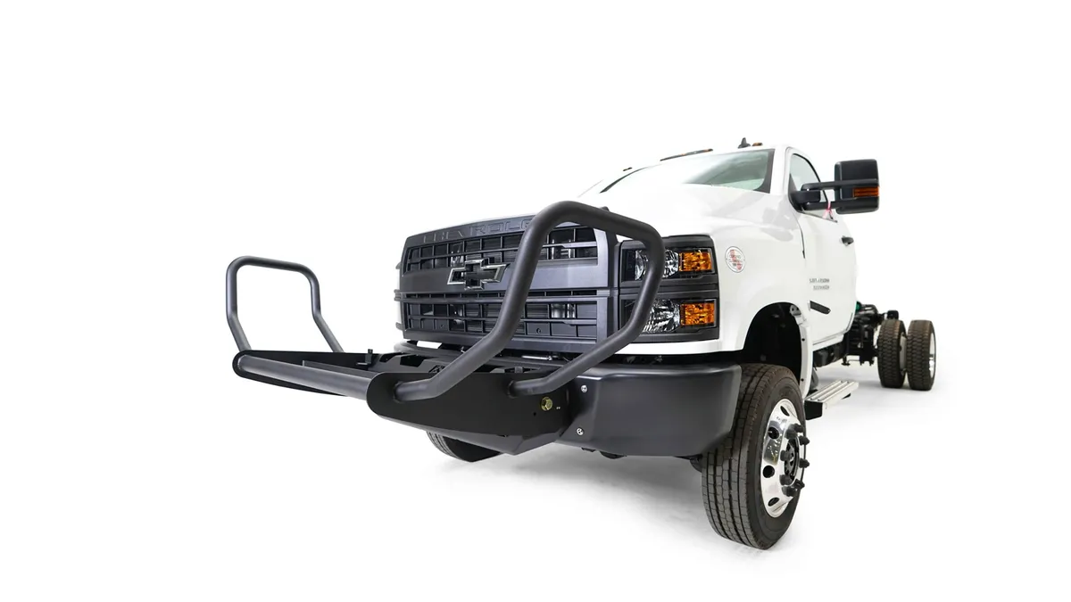 Chevy 4500-6500 Kodiak Winch Mount with Grill Guard product image
