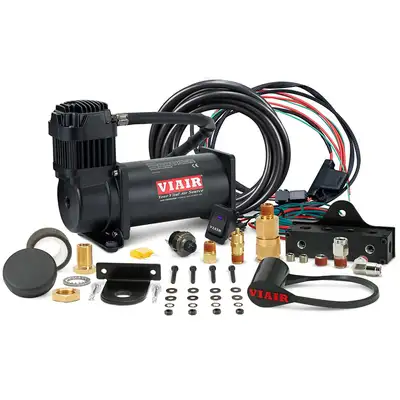 Viair Corporation Single Stealth Black 400 Viair Mounted System, 150PSI