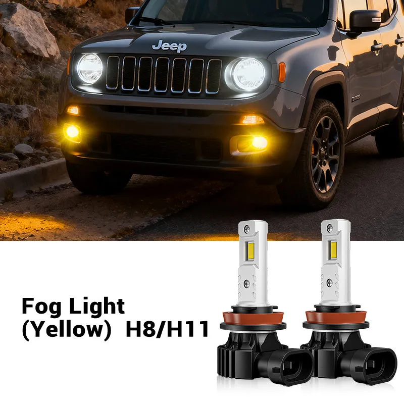 Fit For 2015-2022 Jeep Renegade H13 LED Headlight Bulbs & Fog Light Bulbs| SP Air Series product image