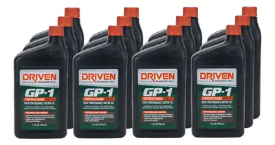 Driven Racing Oil GP-1 20w50 SemiSynthetic Case 12 x 1 Quart