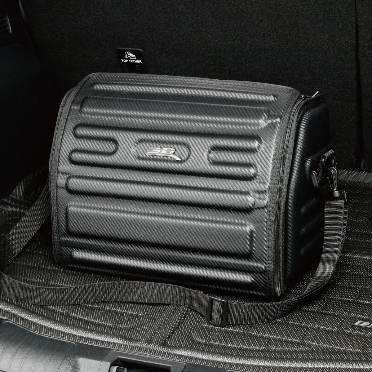u ACE Handy Trunk Carbon Fiber (M) 18 X12 X12 (46x30x31 Cm) Black 9325-09 product image