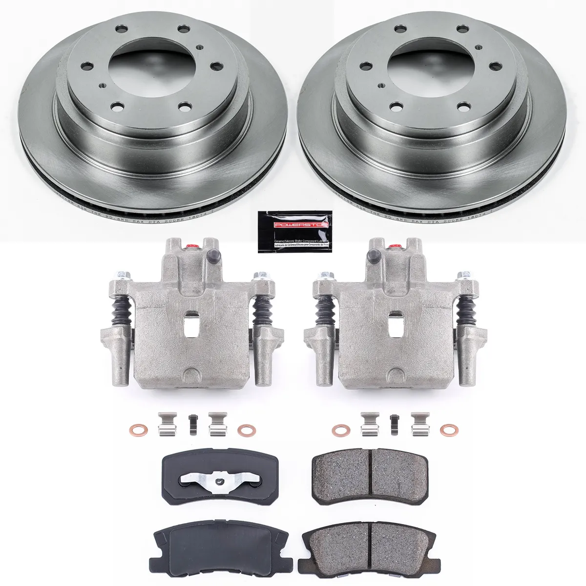Z17 Direct Replacement Kit: Rotors; Ceramic Pads; Calipers product image