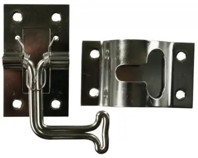 JR Products 90 Degree Tstyle Door Holder Stainless Steel