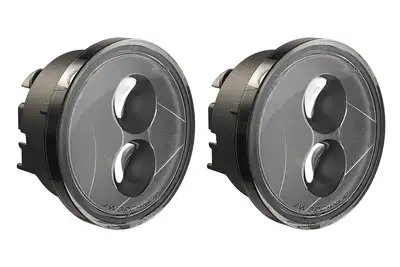 JW Speaker Corporation 239 j2 Model 12v Dot/Ece LED Round Turn Signals With Clear Lens(2 Light Kit)