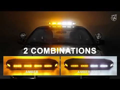 27" Professional Emergency Rooftop Strobe LED Light Bar | Black Hawk Series product image