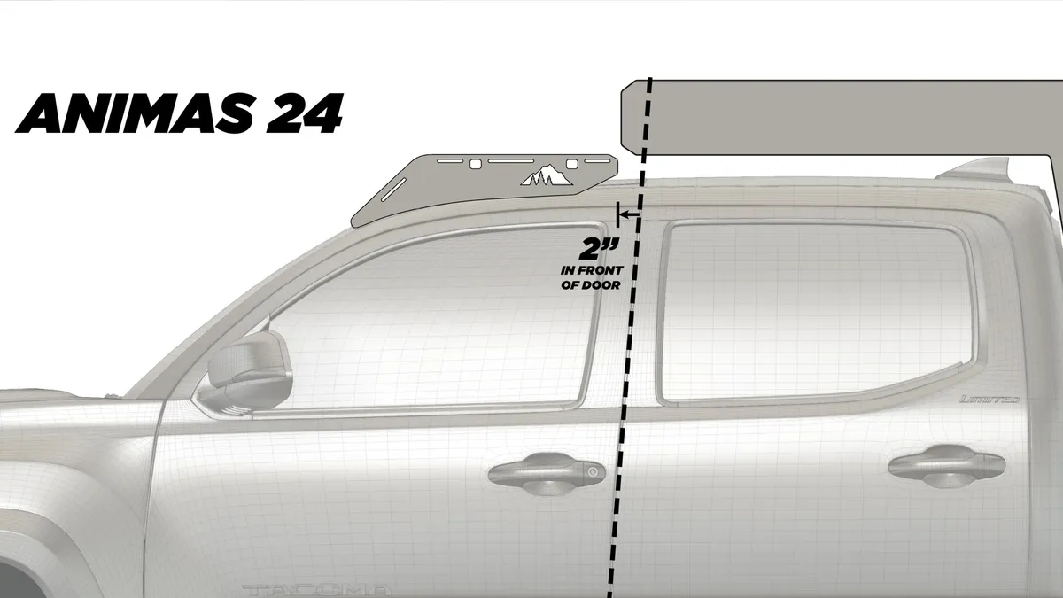 The Animas (2005-2023 Tacoma Camper Roof Rack) product image