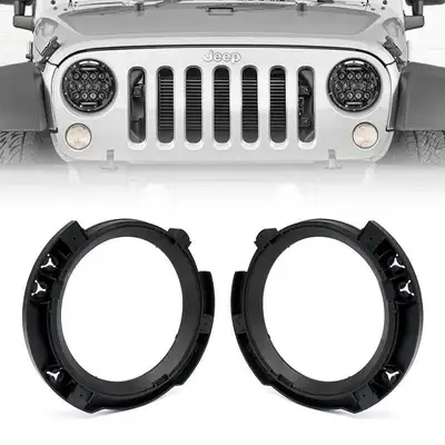 LED Factory Mart Replacement Headlight Brackets For Jeep Wrangler