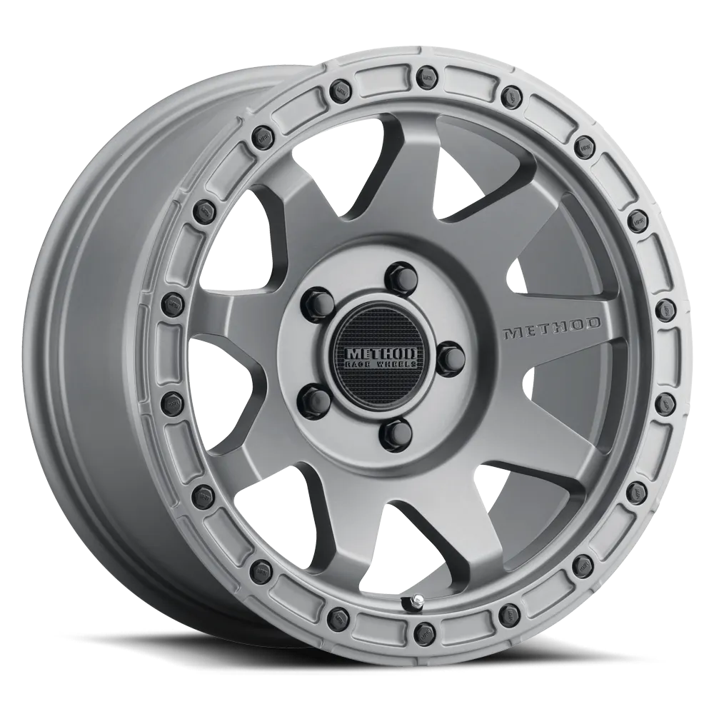 Aluminum Wheels 17x8.5 MR317 Bolt Pattern 5 On 127 Offset 0 Lip Size 0.83 Matte Titanium GY Method product image