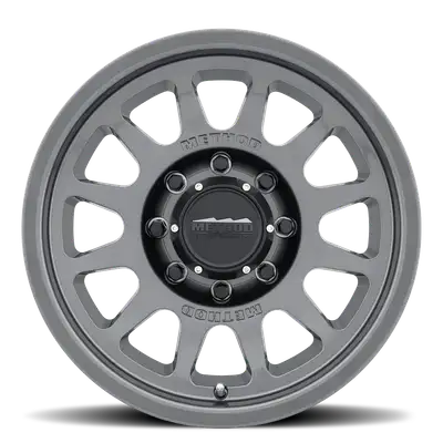 Method Race Wheels Aluminum Wheels 17x9 Bead Grip MR703 Bolt Pattern 8 On 165.1 Offset -12 Lip Size 1.18 Gloss Titanium SL Method