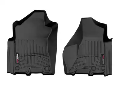Weathertech FloorLiner™ DigitalFit®; Black; Front;