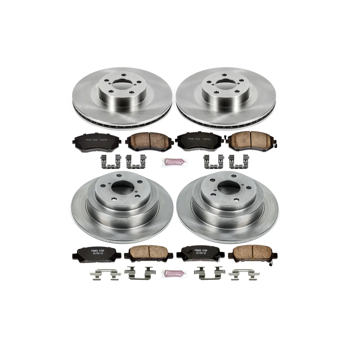 Z17 Direct Replacement Kit: Rotors; Ceramic Pads W/Hardware product image
