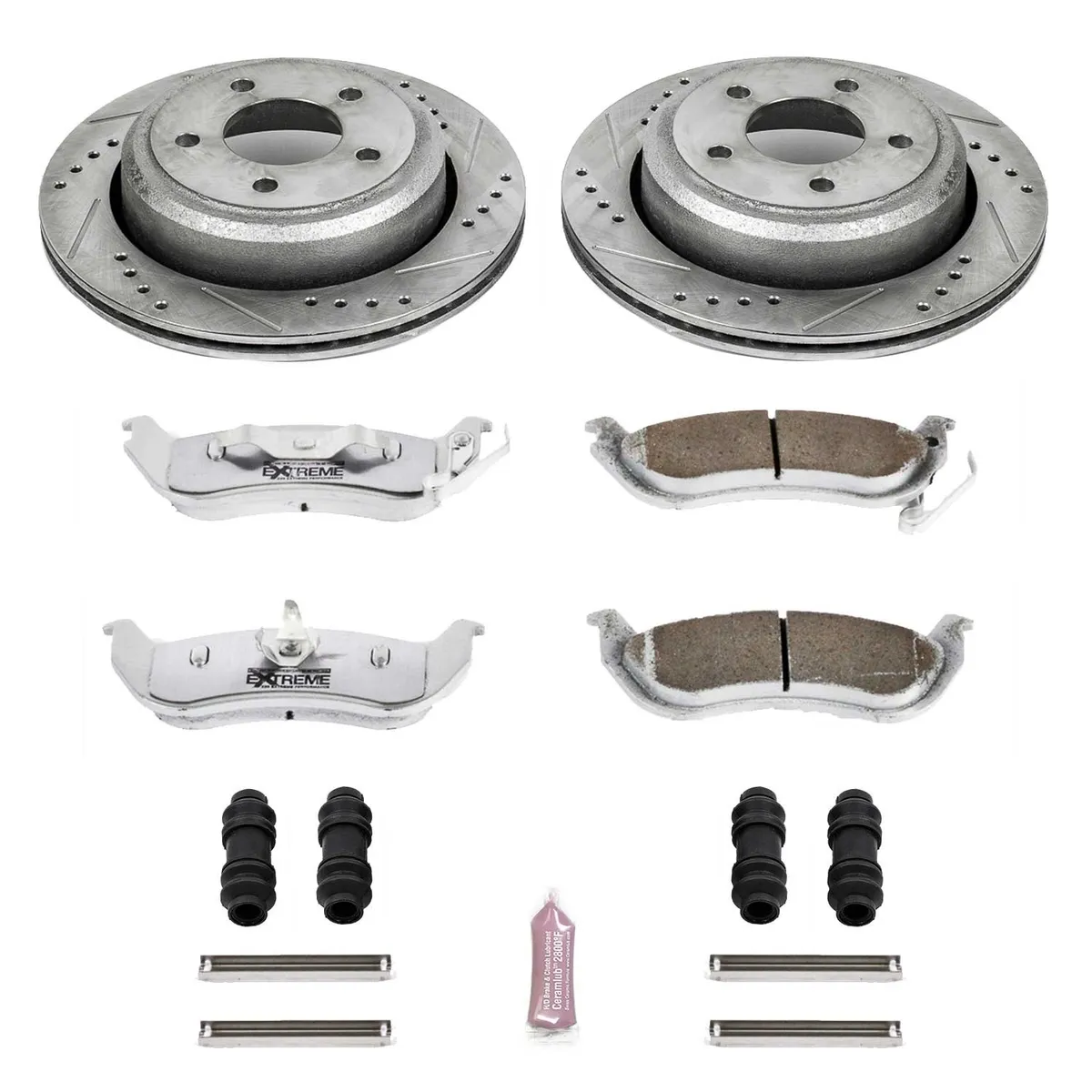 Z26 Street Warrior Upgrade Kit: Drilled/Slotted Rotors; Carbon-Fiber Ceramic Pads W/Hardware product image