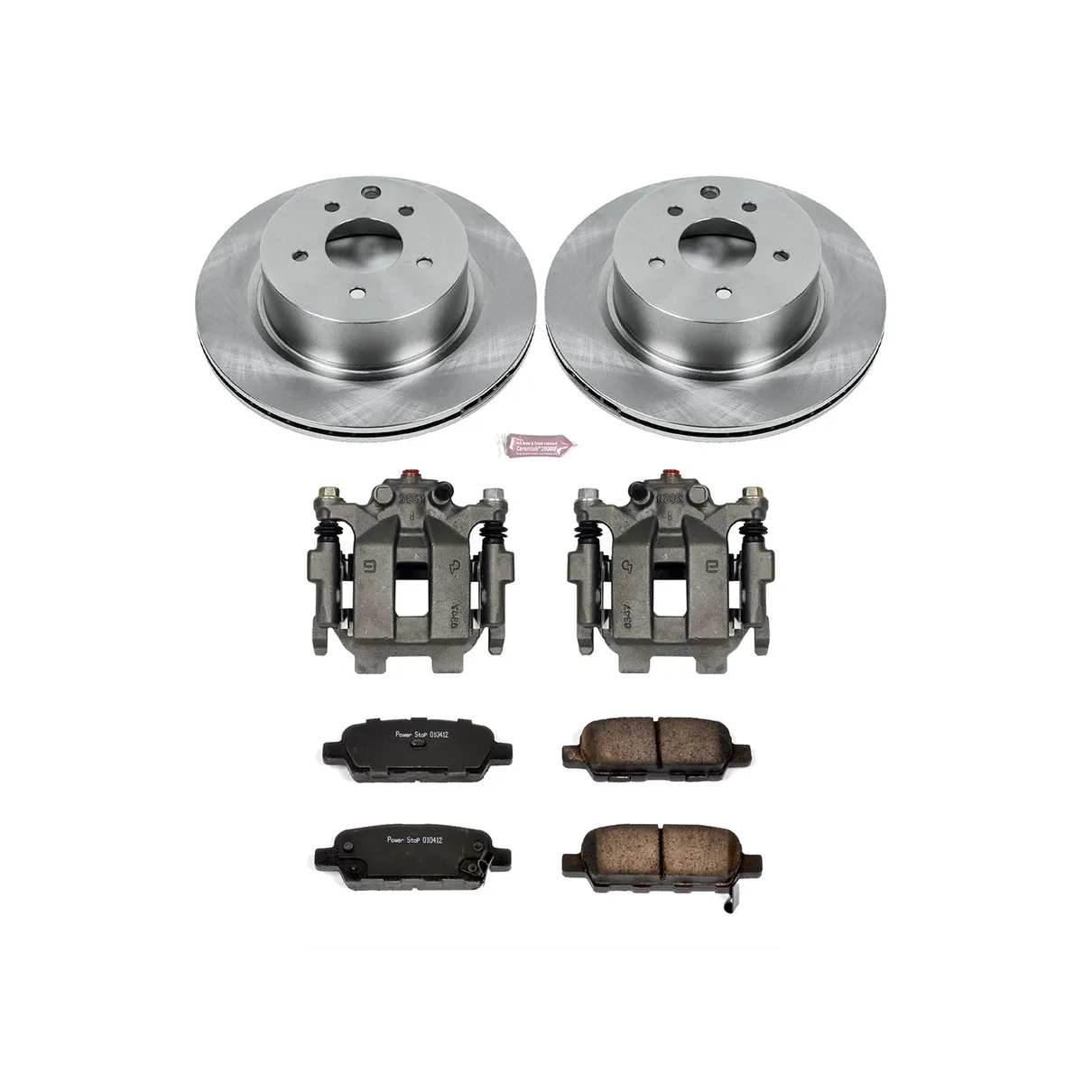 Z17 Direct Replacement Kit: Rotors; Ceramic Pads; Calipers product image