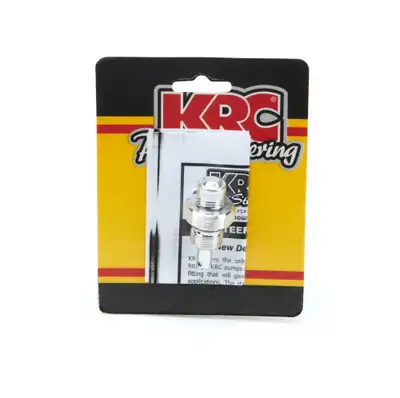 KRC Power Steering Alum Flow Valve -6an Male ID - E