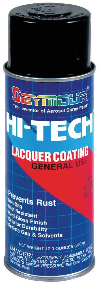 Seymour Seymour 16-815 Hi-Tech Lacquer Gloss Black 12 oz 16-815
