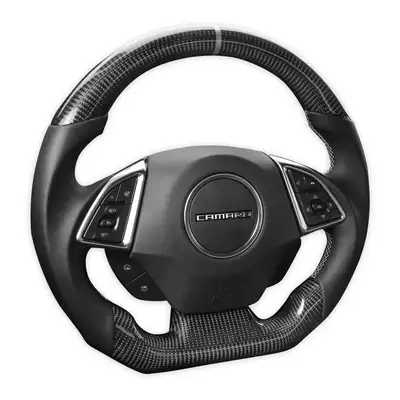 Drake Muscle Drake Muscle Cars Camaro Steering Wheel- Carbon Fiber