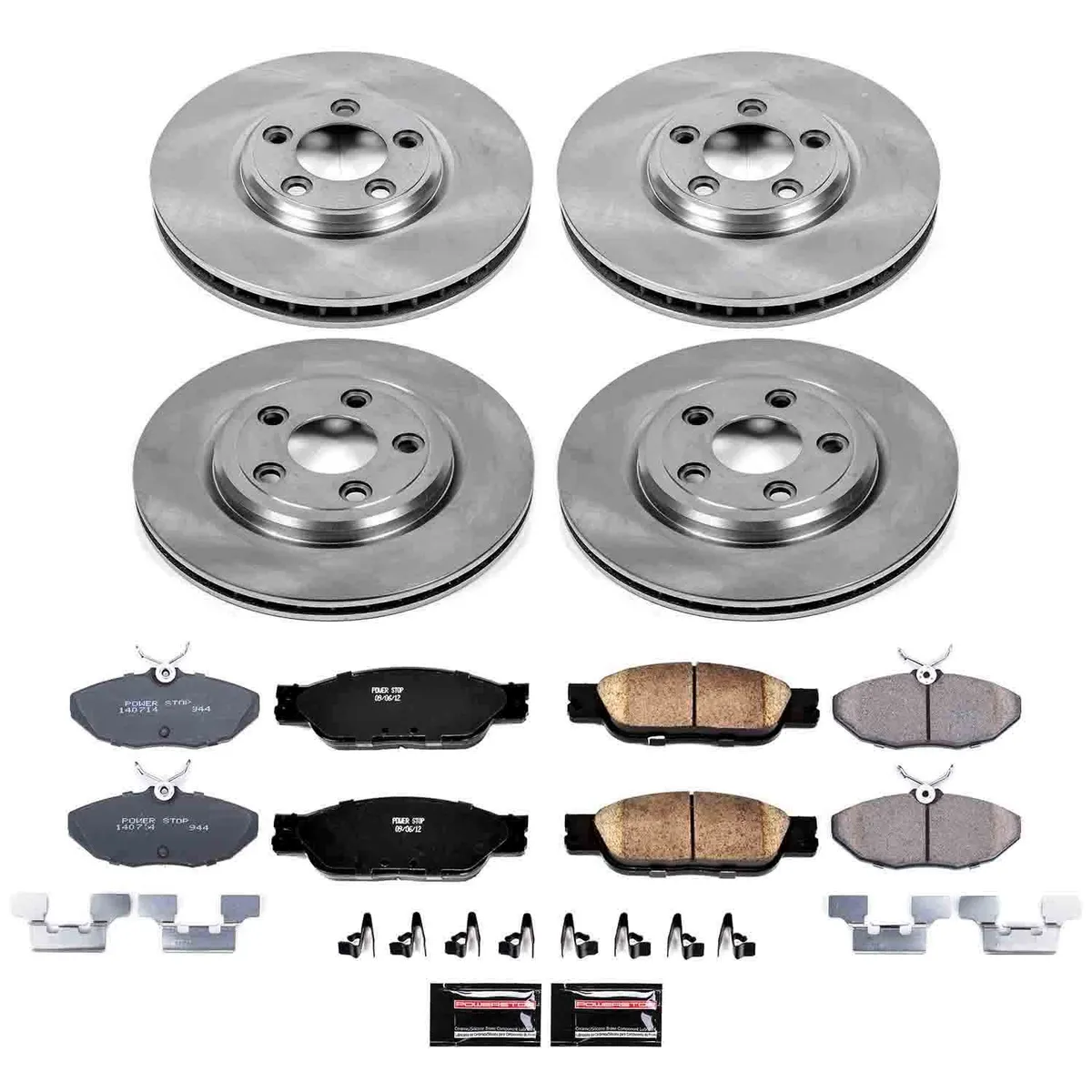 Z17 Direct Replacement Kit: Rotors; Ceramic Pads W/Hardware product image