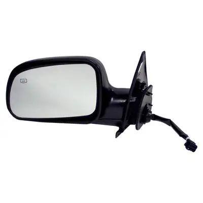Crown Automotive Jeep Replacement Crown Automotive Jeep Replacement 55155233AC Left Power, Heated, Manual Folding Mirror for 1999-2004 Jeep WJ Grand Cherokee