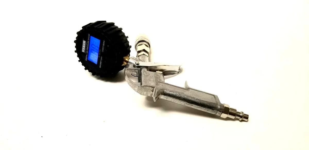Digital Tire Inflation Gun, 2.5" Gauge, Reads Up to 180 PSI, with Carry Bag product image