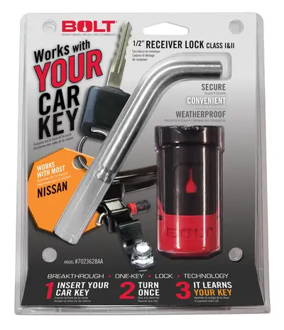 BOLT (Clamshell)nissan Vehicles 1/2in Cls I/Ii Receiver Lock