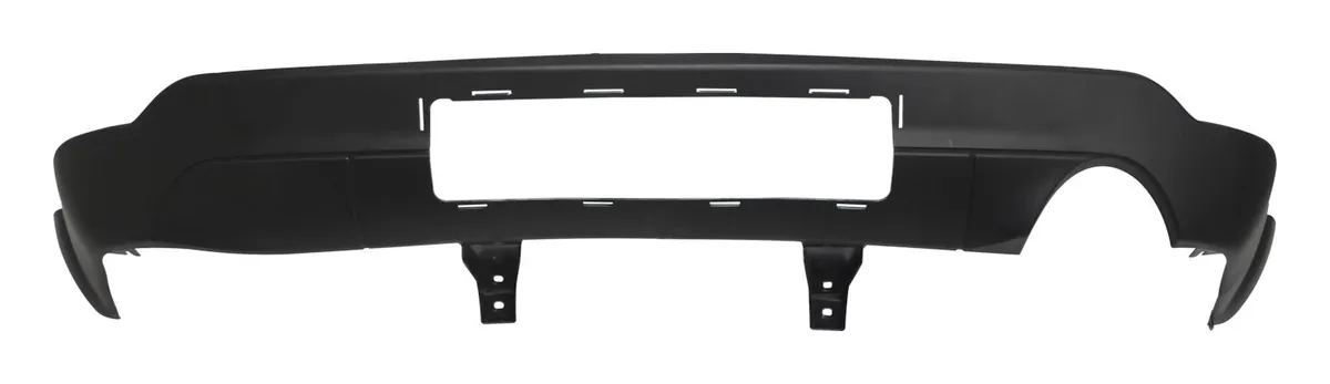 Rear Bumper Fascia; Lower; Black Textured; w/Tow Package; product image