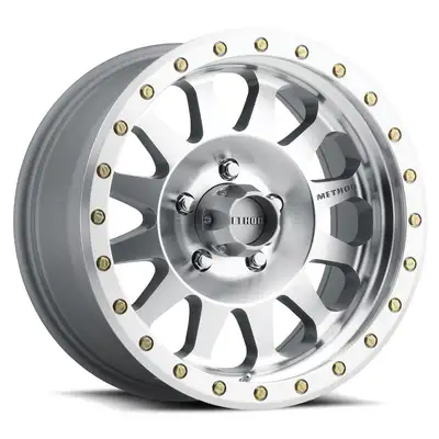 Method Race Wheels Aluminum Wheels 20x10 Double Standard MR304 Bolt Pattern 8 On 170 Offset -18 Lip Size 3.9 Machined SL Clear Coat Method