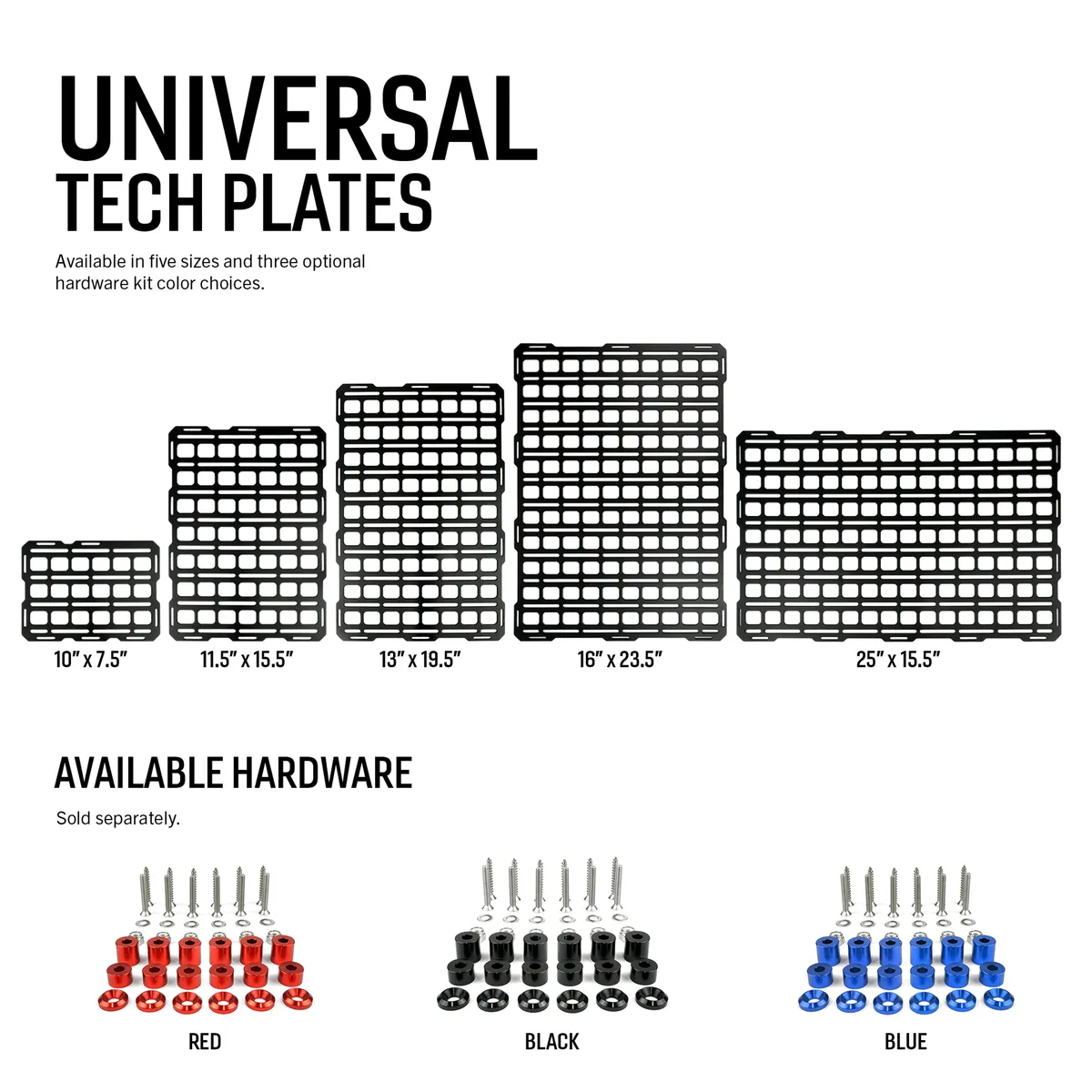 Tech Plate - 16.0" x 23.5" | Universal MOLLE Mounting Panel product image
