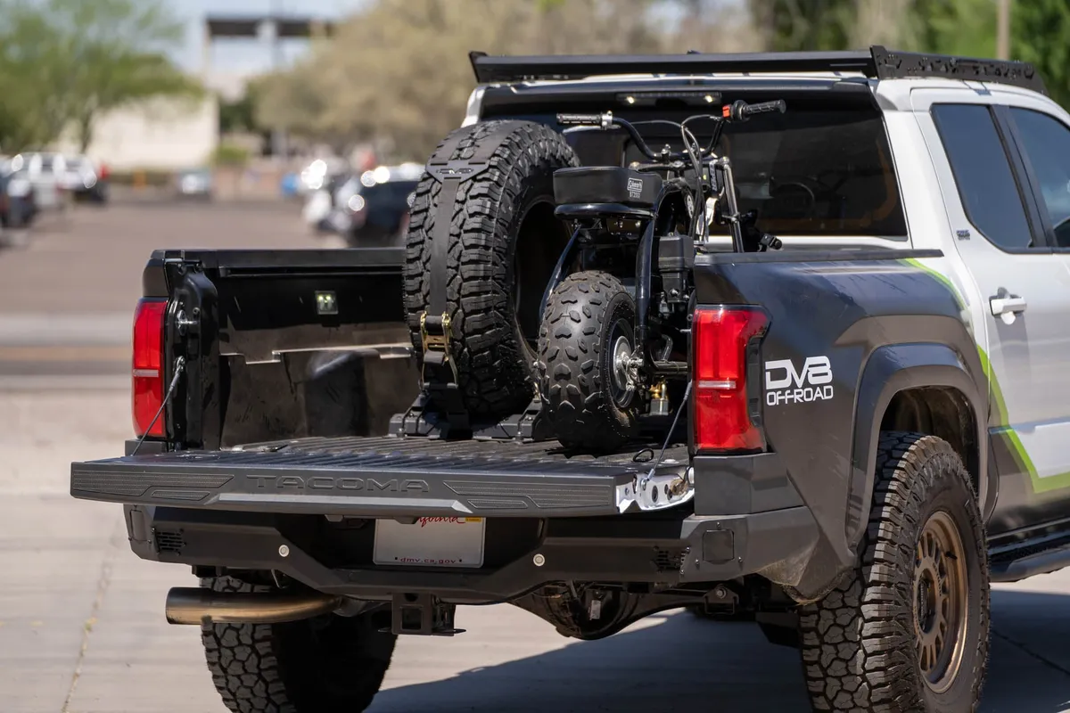 Universal Truck Bed Tire Carrier & Accessory Mountblack product image