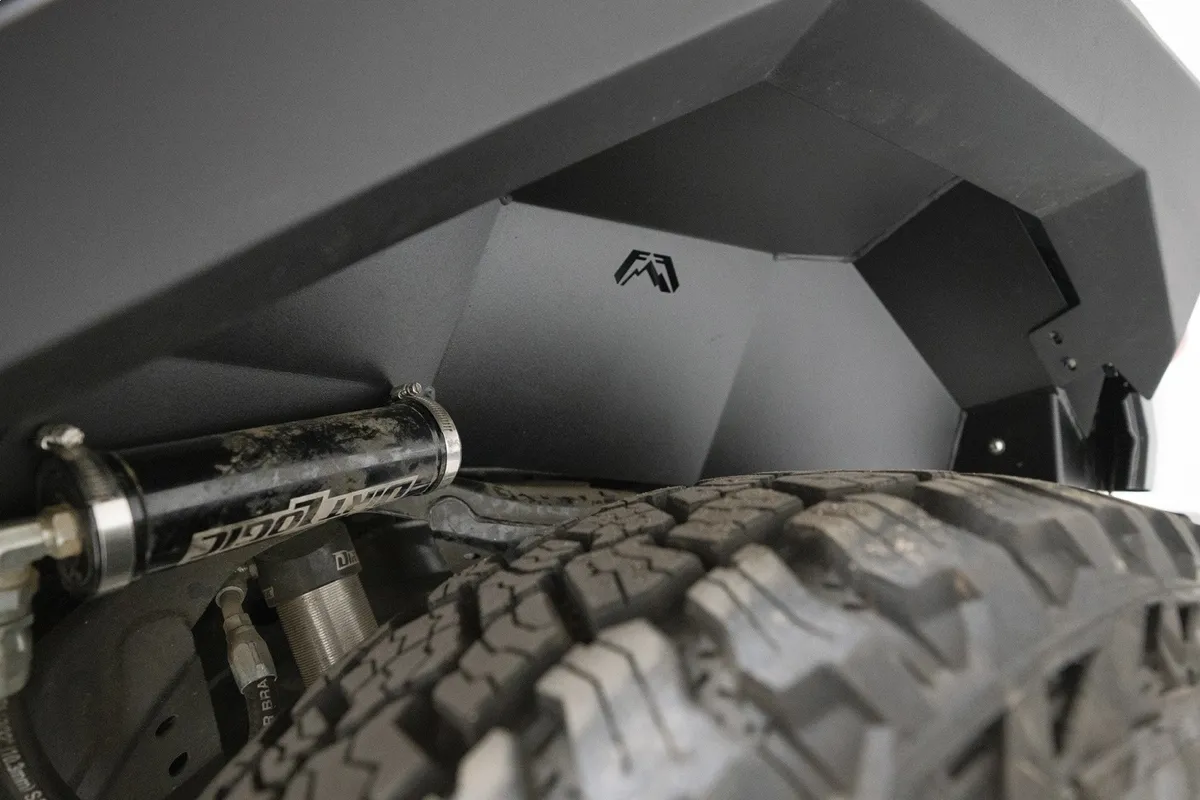 Inner Fender; Rear; Black Powder Coat; Steel Construction; product image